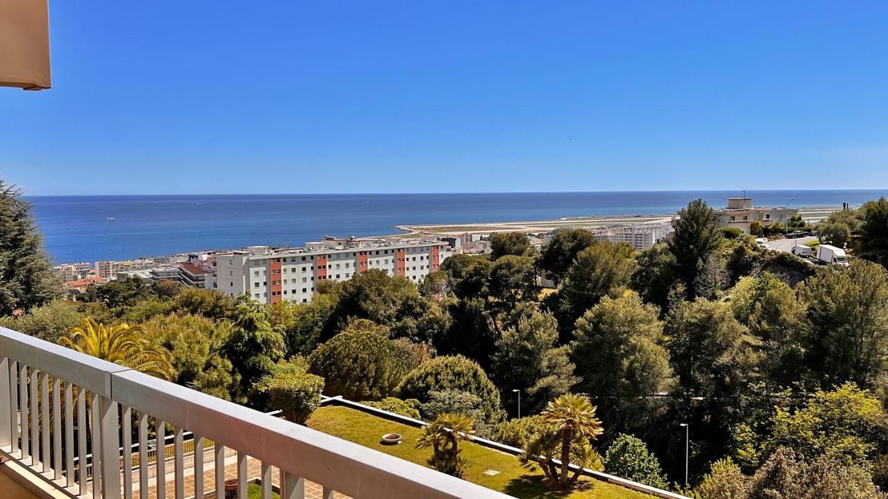 Le Bleu Azur Lägenhet Nice Exteriör bild